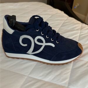 Brand New with Box, Never Worn, Vintage Havana Vroom Sneakers, Size 6, Navy Blue